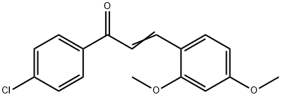 4'-Chloro-2,4-dimethoxychalcone 结构式