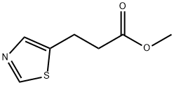 methyl 3-(thiazol-5-yl)propanoate 结构式
