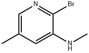 (2-Bromo-5-methyl-pyridin-3-yl)-methyl-amine 结构式