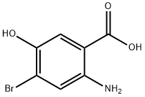 2-Amino-4-bromo-5-hydroxy-benzoic acid 结构式