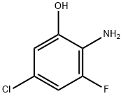 2-AMINO-5-CHLORO-3-FLUOROPHENOL 结构式