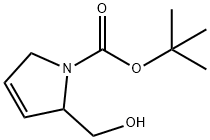 2-羟甲基-2,5-二氢-吡咯-1-羧酸叔丁酯 结构式