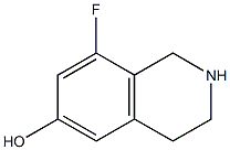 8-fluoro-1,2,3,4-tetrahydroisoquinolin-6-ol 结构式