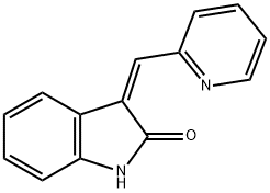 2H-Indol-2-one, 1,3-dihydro-3-(2-pyridinylmethylene)-, (3Z)- 结构式