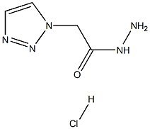 2-(1,2,3-三唑-1-基)乙酰肼盐酸盐 结构式