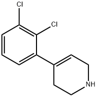 4-(2,3-dichlorophenyl)-1,2,3,6-tetrahydropyridine hydrochloride 结构式