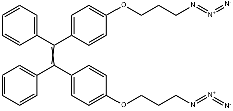 [1,2-二苯基-1,2-二(4-叠氮丙氧基苯基]乙烯 结构式
