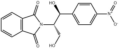 1H-Isoindole-1,3(2H)-dione, 2-[(1S,2S)-2-hydroxy-1-(hydroxymethyl)-2-(4-nitrophenyl)ethyl]- 结构式