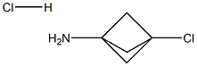 3-chlorobicyclo[1.1.1]pentan-1-amine hydrochloride 结构式
