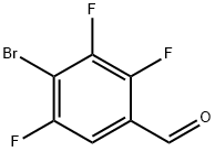 4-溴-2,3,5-三氟苯甲醛 结构式
