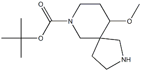 10-甲氧基-2,7-二氮杂螺[4.5]癸烷-7-羧酸叔丁基酯 结构式