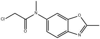 2-chloro-N-methyl-N-(2-methylbenzo[d]oxazol-6-yl)acetamide 结构式