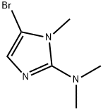 5-bromo-N,N,1-trimethyl-1H-imidazol-2-amine 结构式