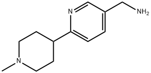(1'-Methyl-1',2',3',4',5',6'-hexahydro-[2,4']bipyridinyl-5-yl)-methylamine 结构式