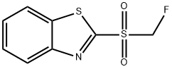 1,3-苯并噻唑-2-基氟甲基砜 结构式