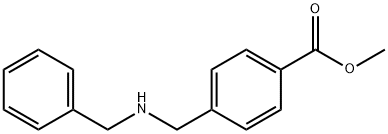 methyl 4-[(benzylamino)methyl]benzoate 结构式