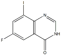 6-fluoro-8-iodo-3,4-dihydroquinazolin-4-one 结构式