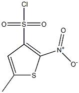 5-methyl-2-nitrothiophene-3-sulfonyl chloride 结构式