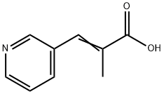 2-甲基-3-(吡啶-3-基)丙烯酸 结构式