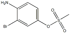 Phenol, 4-amino-3-bromo-, 1-methanesulfonate 结构式