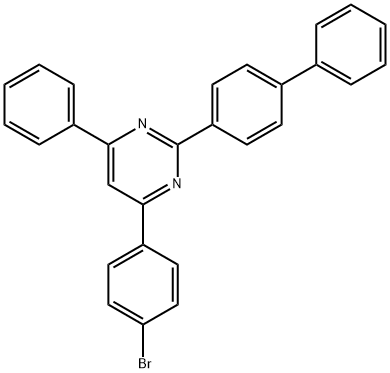 2- [1,1'-联苯] -4-基-4-(4-溴苯基)-6-苯基嘧啶 结构式