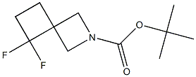 tert-butyl 5,5-difluoro-2-azaspiro[3.3]heptane-2-carboxylate 结构式