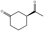 (S)-3-acetylcyclohexan-1-one 结构式