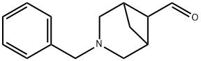 3-苄基-3-氮杂双环[3.1.1]庚烷-6-甲醛 结构式