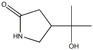 4-(2-hydroxypropan-2-yl)pyrrolidin-2-one 结构式