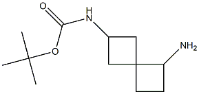 (5-氨基螺[3.3]庚-2-基)氨基甲酸叔丁酯 结构式