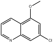 7-chloro-5-methoxyquinoline 结构式