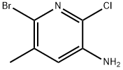 6-bromo-2-chloro-5-methylpyridin-3-amine 结构式