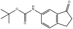 (3-Oxo-indan-5-yl)-carbamic acid tert-butyl ester 结构式