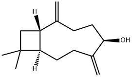 Bicyclo[7.2.0]undecan-5-ol, 10,10-dimethyl-2,6-bis(methylene)-, (1S,5R,9R)- 结构式