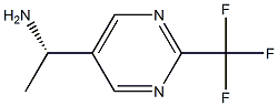 (S)-1-(2-(三氟甲基)嘧啶-5-基)乙胺 结构式