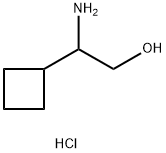 2-氨基-2-环丁基乙醇-1-醇盐酸盐 结构式
