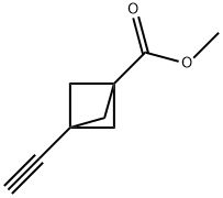 methyl 3-ethynylbicyclo[1.1.1]pentane-1-carboxylate 结构式