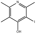 3-碘-2,5,6-三甲基吡啶-4(1H)-酮 结构式