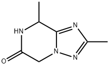 2,8-二甲基-7,8-二氢-[1,2,4]三唑并[1,5-A]吡嗪-6(5H)-酮 结构式
