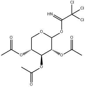 D-Xylopyranose, 2,3,4-triacetate 1-(2,2,2-trichloroethanimidate) 结构式