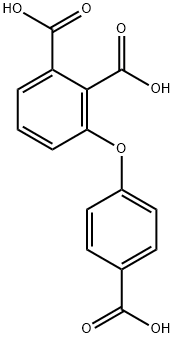 3-(4-CARBOXYPHENOXY)-PHTHALICACID 结构式