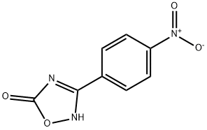 3-(4-硝基苯基)-4,5-二氢-1,2,4-噁二唑-5-酮 结构式