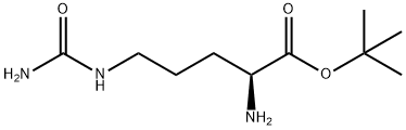 (S)-2-氨基-5-脲基戊酸叔丁酯 结构式