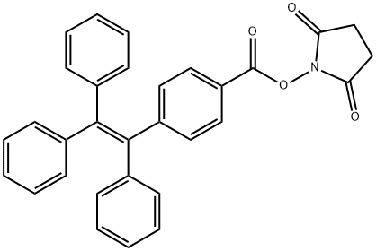 [1-(4-羧基苯基)-1,2,2-三苯基]乙烯N-羟基琥珀酰亚胺酯 结构式