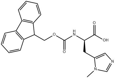 芴甲氧羰基-3-甲基-D-组氨酸 结构式