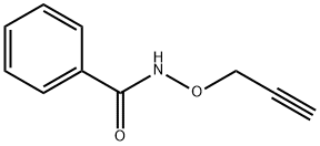 N-Benzoyl-O-(2-propinyl)-hydroxylamin 结构式