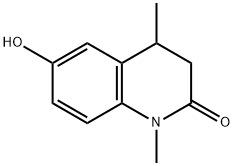 6-hydroxy-1,4-dimethyl-3,4-dihydroquinolin-2(1H)-one 结构式