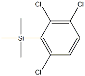 trimethyl(2,3,6-trichlorophenyl)silane 结构式