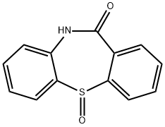 二苯并[B,F][1,4]硫氮杂卓-11-[10H]酮-5-氧化物 结构式