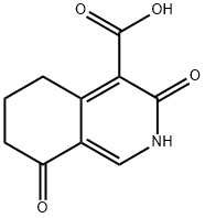 4-Isoquinolinecarboxylic acid, 2,3,5,6,7,8-
hexahydro-3,8-dioxo- 结构式